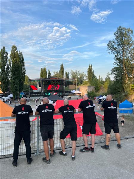 Security na festivalu