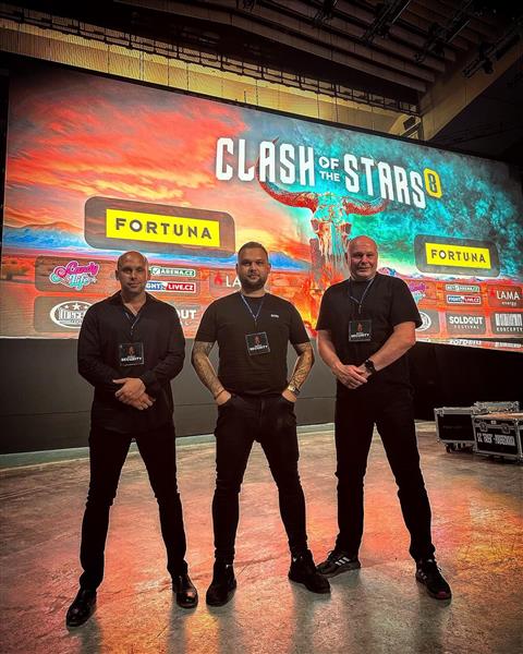 Security na akci Clash of Stars