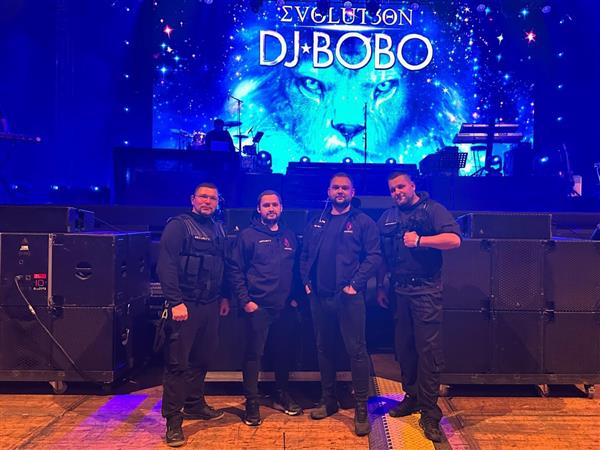 Ochranka na koncertě DJ Bobo
