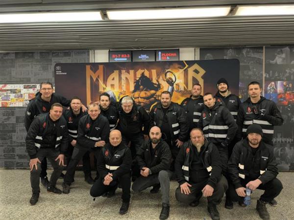 Tým Redess na koncertě Manowar